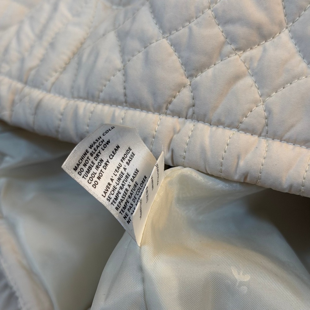 Royal Robbins Quilted Vest Womens Extra Large Cream Full Zip Pockets - Picture 6 of 9